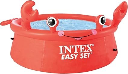 Piscina Hinchable redonda Intex Cangrejo 183x51 cm pequeña infantil