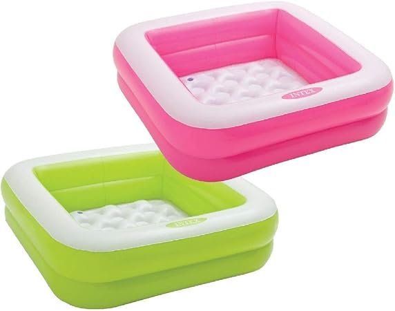 Piscinas Hinchables Intex cuadradas pequeñas para bebés 86x86x25 cm