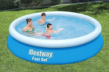 familia Piscina Hinchable Bestway Fast Set grande 366x76 cm infantil y adultos